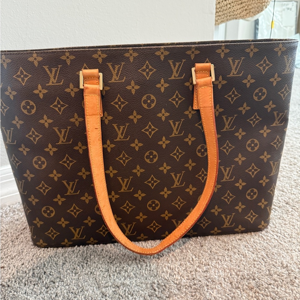 Louis Vuitton Classic Monogram Brown Tote